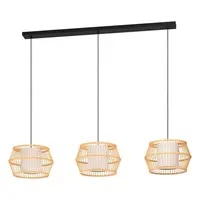 Závesné osvetlenie Eglo MONTERROSO čierna 390234