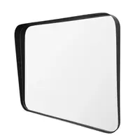 Zrkadlo SAT 80x60 cm čierna SATZEVO6080CE