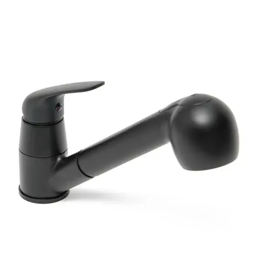 Ceramia S-Line Pro drezová batéria s vyťahovacou spŕškou, 2 prúdy čierna matná SIKOBSLPRO283C