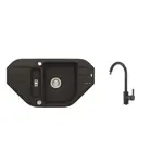 Set drezu a batérie Alveus Niagara 60 + Tonia / 91 čierna SETA166