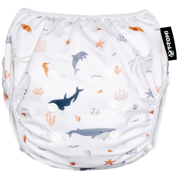 T-TOMI Diaper Swimwear Seaworld pratelné plenkové plavky 5 - 15 kg 1 ks