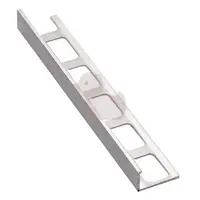 Lišta ukončovací "L" Havos chróm, hliník elox, dĺžka 250 cm, výška hrany 8 mm, ALE8250