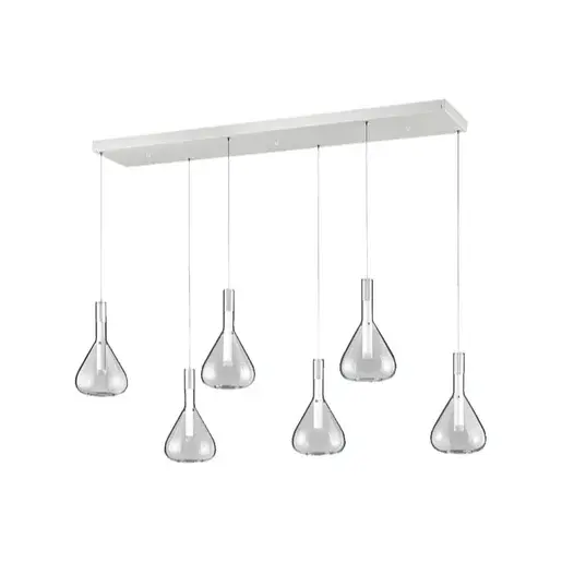 LED závesné osvetlenie Cinque Cipera biela 345010631