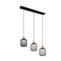 Závesné osvetlenie Reality Calimero čierna R30563032