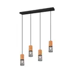 Závesné osvetlenie Trio Tosh čierna 304300432