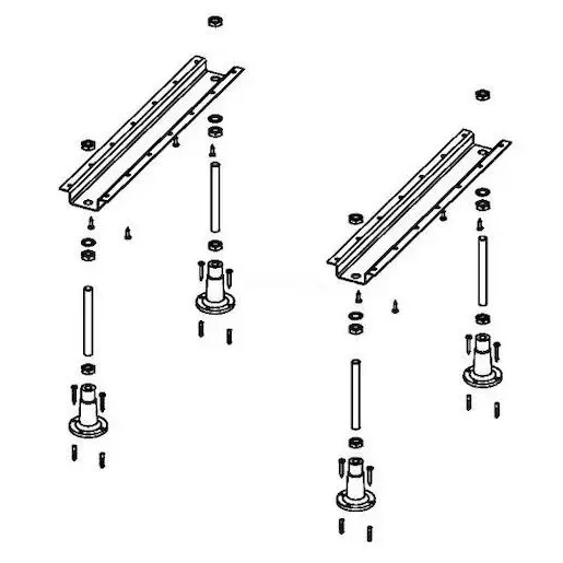 Vaňové nohy DEEP bielé H2948230000001