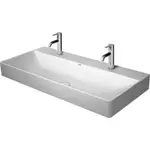 Duravit DuraSquare dvojumývadlo 100x47 cm dva otvory pre batériu 2353100043