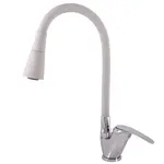 RAV SLEZÁK Sázava drezová batéria so silikónovým ramienkom sivá / chróm sa006.0/13s SA006.013S