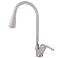 RAV SLEZÁK Sázava drezová batéria so silikónovým ramienkom sivá / chróm sa006.0/13s SA006.013S