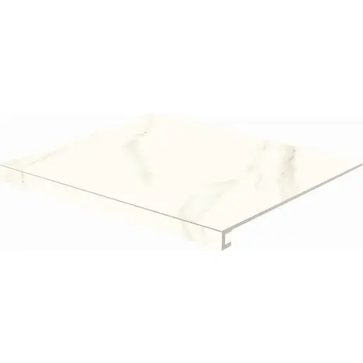 Schodová Tvarovka Rako Cava biela 60x53 cm lesk DCG65830.1