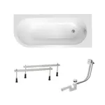 Asymetrická vaňa Laguna Rajka 170x72,5 cm akrylát pravá SIKOVRAJ170PAPN