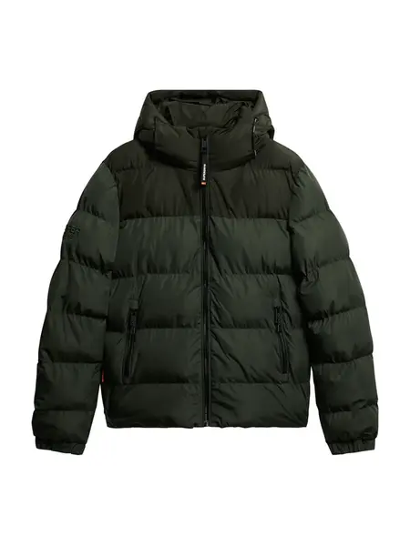 Superdry Prechodná bunda  olivová / tmavozelená