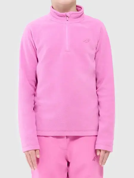 Girls' fleece sweatshirt 4F