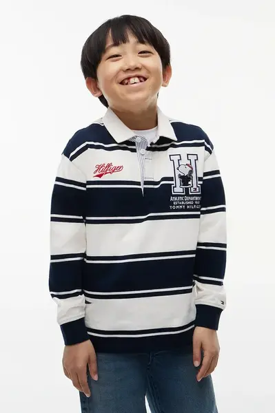 Tommy Hilfiger tričko s dlhým rukávom detské bavlnené