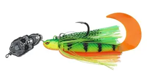 Madcat třpytka skull blade jig xl sinking firetiger uv - 18 cm 75 g