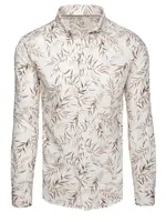 Pánská vzorovaná košile slim fit