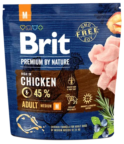 Brit Premium by Nature Adult M 1kg