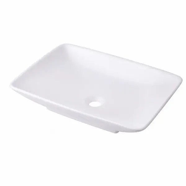 Relaxdays UMÝVADLO Bílé keramika na desku