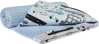 Medi Partners Blanket 75x100 cotton + cotton Waffle – Cars + blue waffle