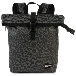 Malý městský rolovací batoh Bench Karin - leopard šedá