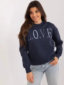Sweatshirt-D10606BA02565C-navy blue