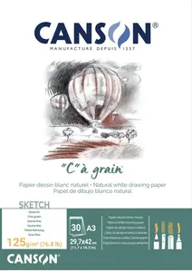 "C" a grain skicák lepený A3 30l FG 125g