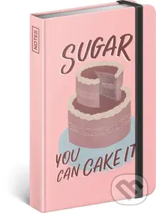 Notes Sugar (linkovaný s gumičkou na uzavření) - Studio Tabletters