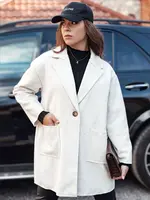 Dámský oversize kabát ELEGANTWAY v béžové barvě