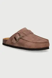 Scholl  šľapky mules pánske semišové ETHAN