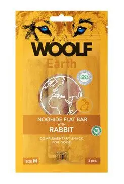 Woolf pochoutka earth noohide M rabbit 90g
