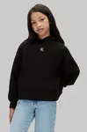 Calvin Klein Jeans  mikina s kapucňou detská bavlnená