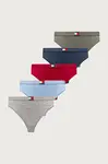 Tommy Hilfiger  tanga dámské bavlněné s elastanem 5-pack