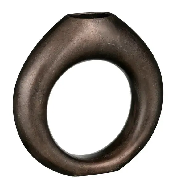 DEKORAČNÍ VÁZA, kov, 35 cm