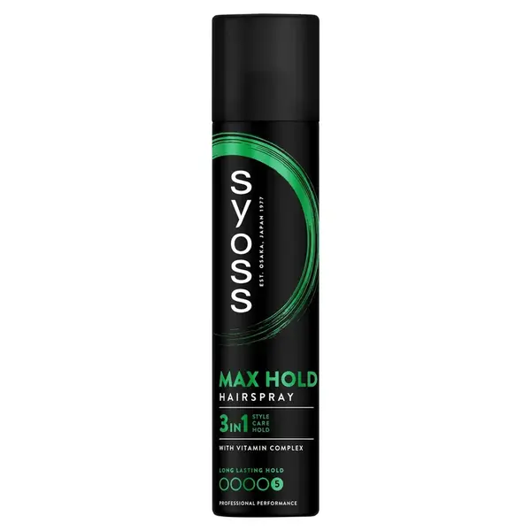 Syoss Lak na vlasy pre silnú fixáciu Max Hold Hairspray 300 ml