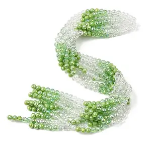 Electroplate Glass Beads Strands