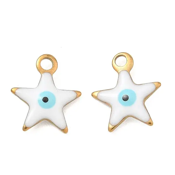 304 Stainless Steel Enamel Pendants