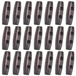 30Pcs Natural Wood Buttons