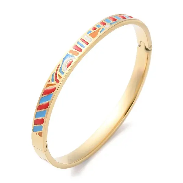 304 Stainless Steel Hinged Bangles for Women