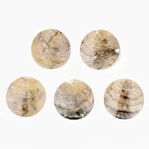 Natural Akoya Shell Pendants