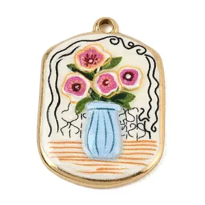 304 Stainless Steel Enamel Pendants