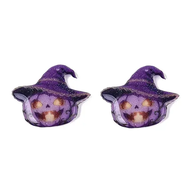 Halloween Epoxy Resin Pendants