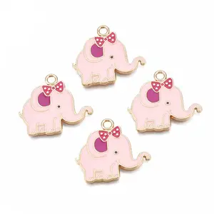 Rack Plating Alloy Enamel Pendants
