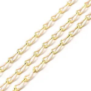 Brass Enamel Curb Chains