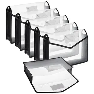 Transparent Plastic File Pockets