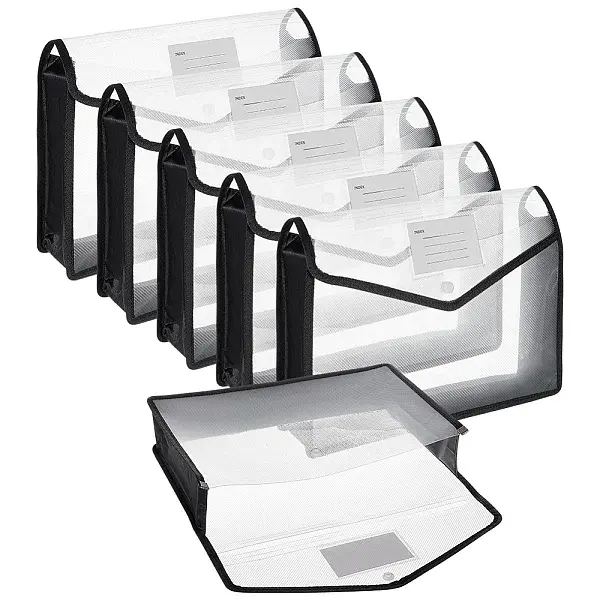 Transparent Plastic File Pockets