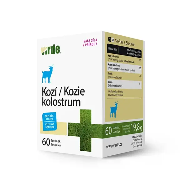 VIRDE Kozí kolostrum 60 tablet