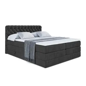 ALTDECOR POSTEL boxspring BOXI8 KING – 120x200 – H3/H4 – černá