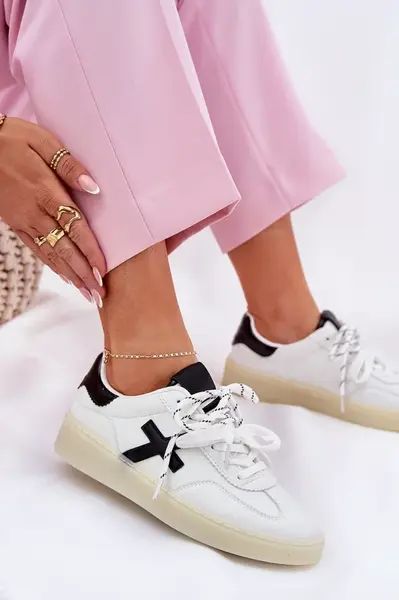 Boto Nízké Dámské Sportovní Boty Bílé Zelevelis