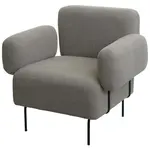 MCW LOUNGE KŘESLO Šedá