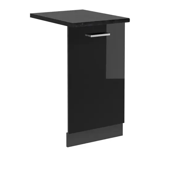Vicco ČELNÍ PANEL MYČKY R-Line Černý vysoký lesk 45 cm , PD Antracit